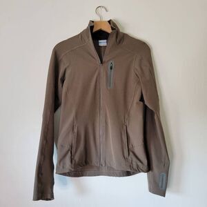Columbia Titanium Omni-Shield Softshell Jacket – Women’s XS Taupe Brown Zip